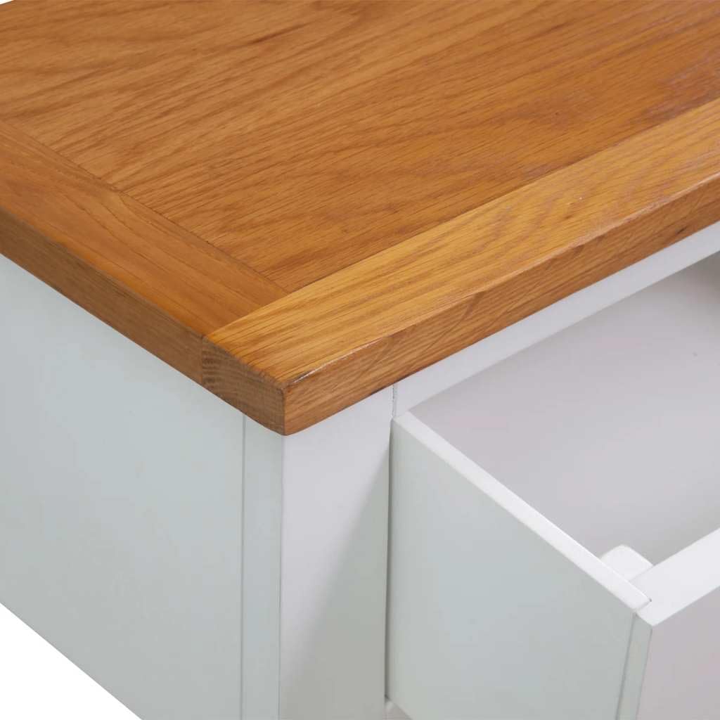 Rustic Oak Acacia Wood Console Table 2 Drawers X452