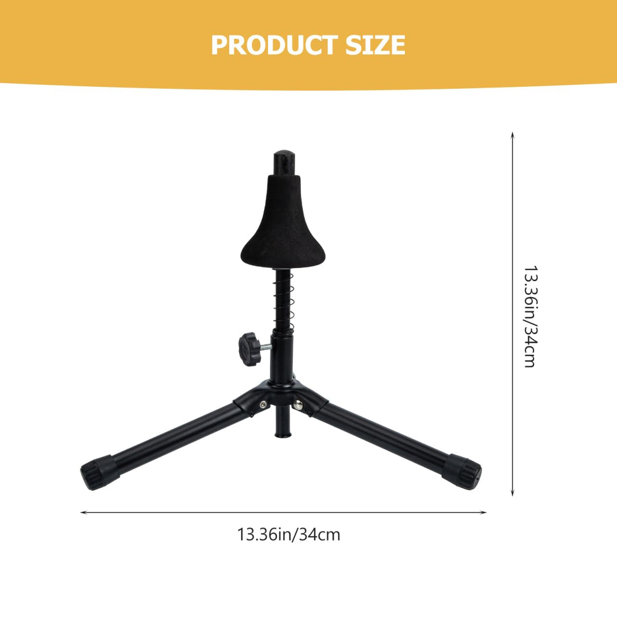 Portable Folding Trumpet Stand with Tripod Base G632