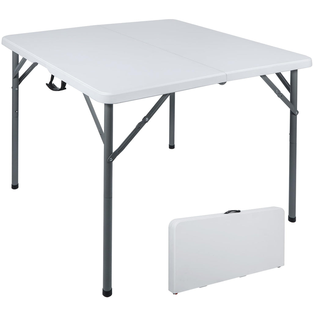 White Square Folding Card Table W925865