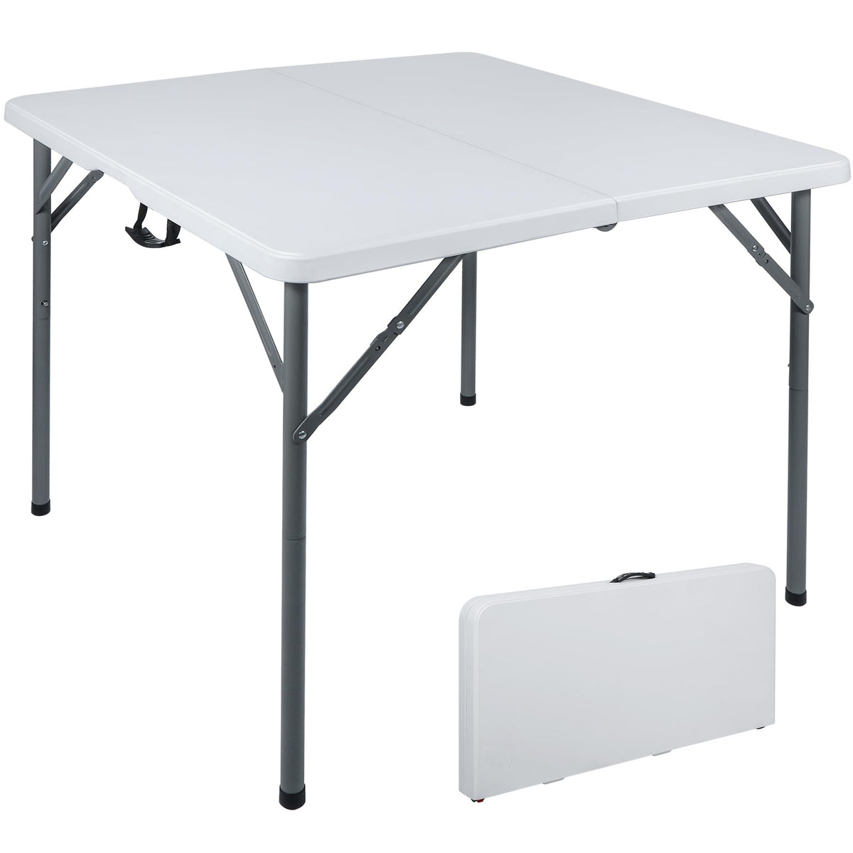 White Square Folding Card Table W925865