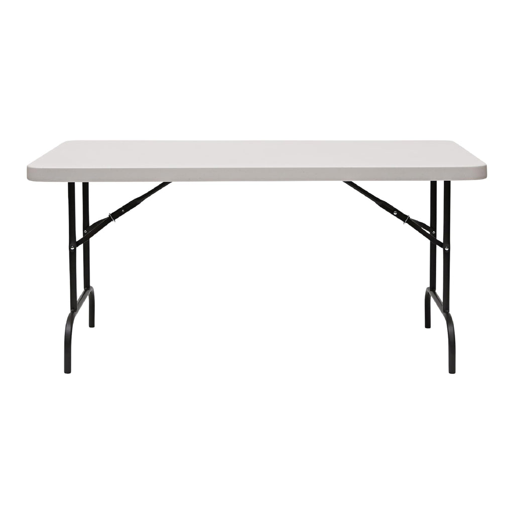 Commercial Folding Table 5 ft Platinum Granite I17895