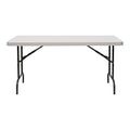 Commercial Folding Table 5 ft Platinum Granite I17895