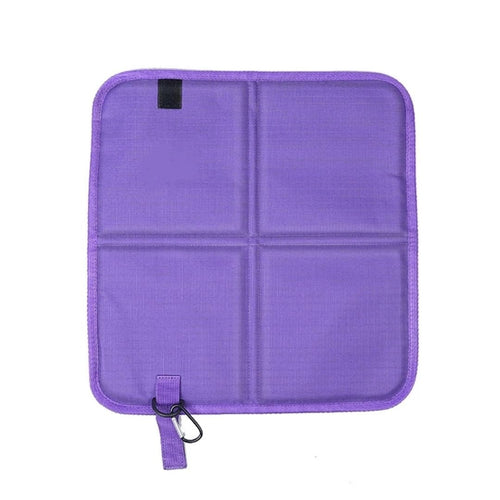 2 Pcs Waterproof Oxford Cloth Folding Seat Mat E46176