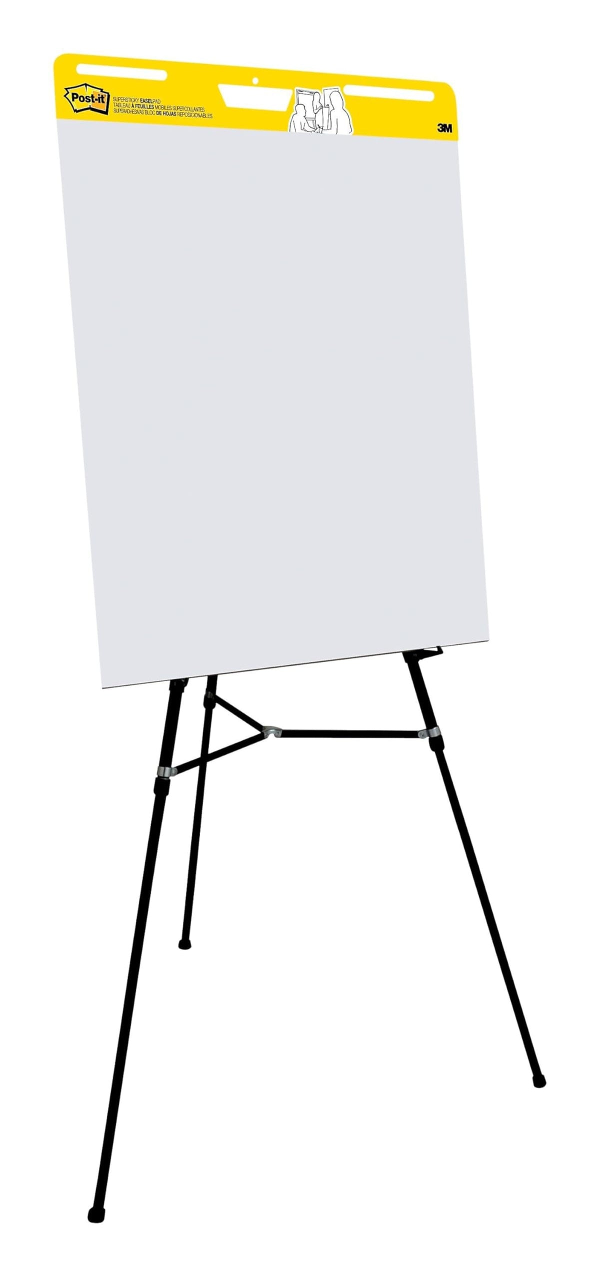 Super Sticky Easel Pad 25-Inch x 30-Inch White with Grid 30 Sheets/Pad N4259