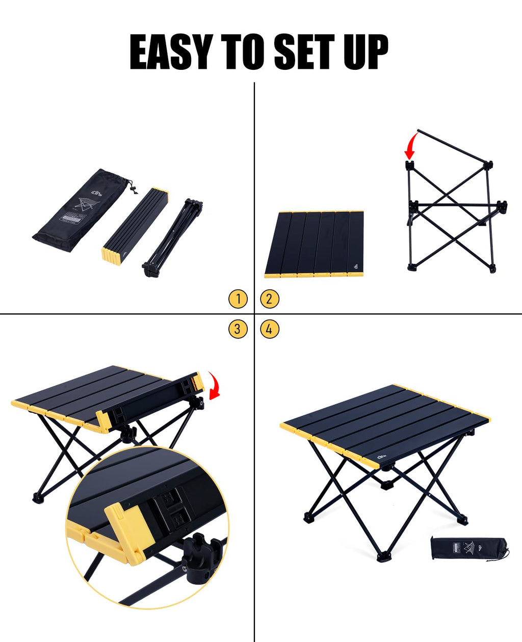Ultralight Compact Camping Folding Table A77201