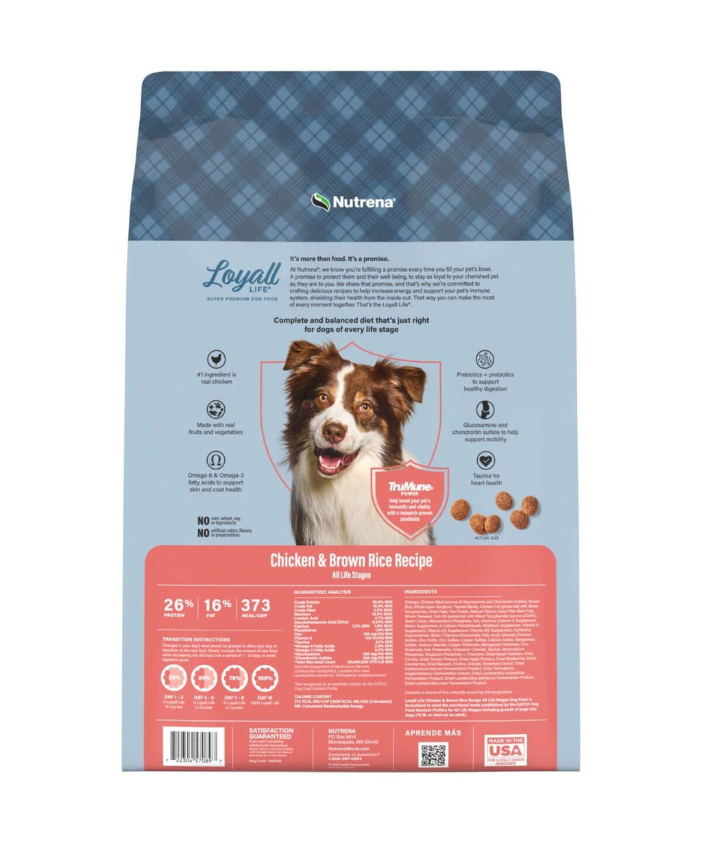 Chicken and Rice Dog Food 20 Pounds V4759