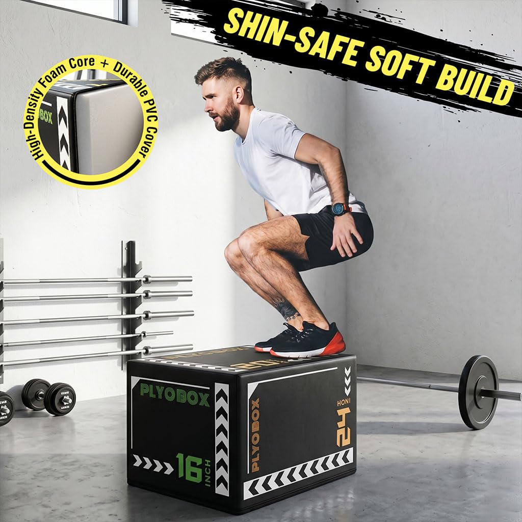 3-in-1 Foam Plyo Box with Non-Slip Cover P56560