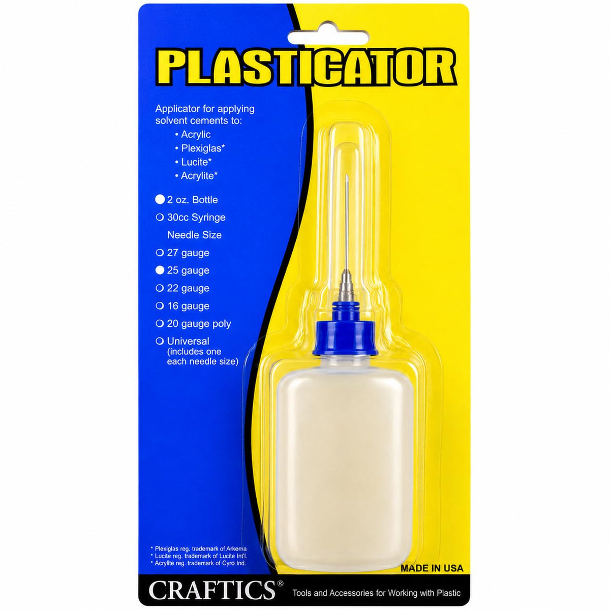 2oz Plastic Bottle with Metal Needle T613958