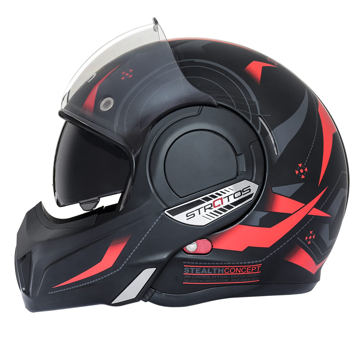 Full Face Motorcycle Helmet DOT Approved Modular with Anti-Fog Dual Visors E330