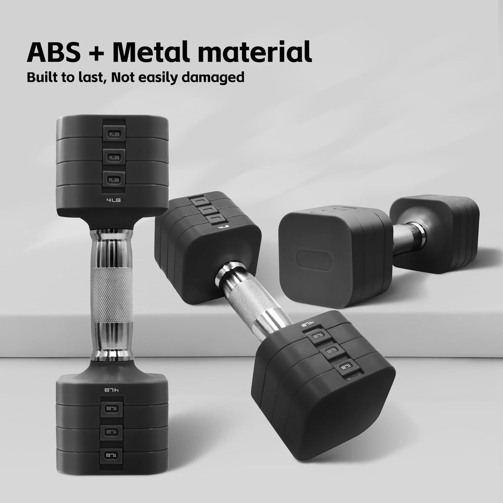 Adjustable Dumbbell Set of 2, 20 LB F4733