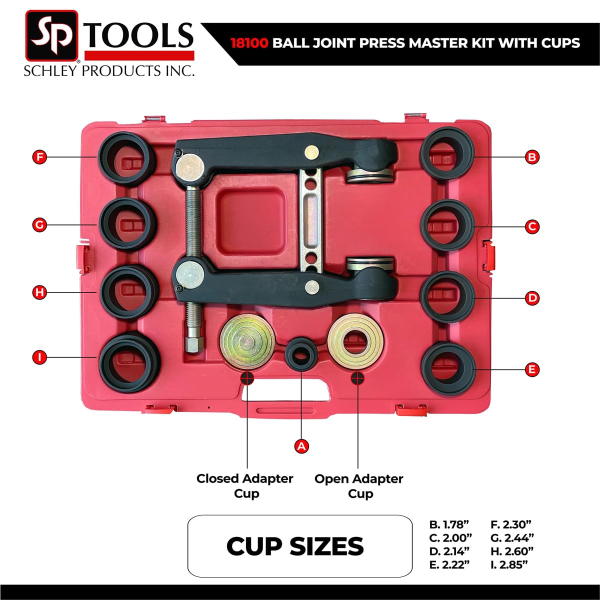 Ball Joint Press Master Kit with Cups G467