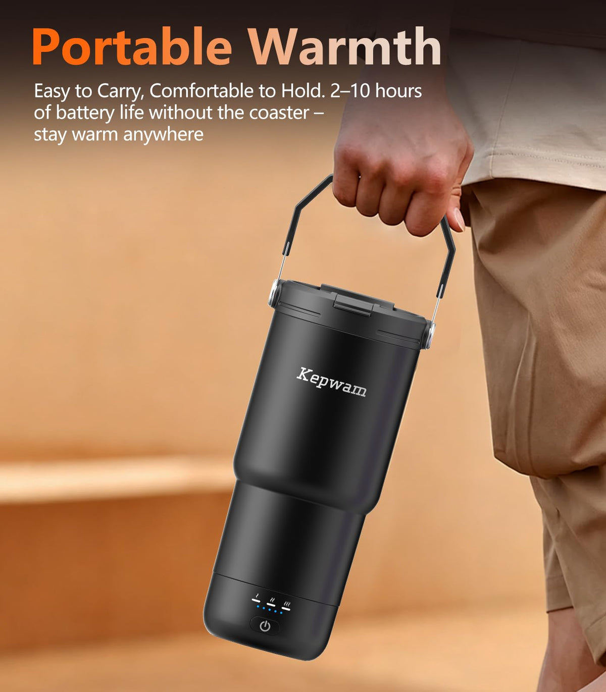 20oz Leak-Proof Self-Heating Travel Mug Z60260