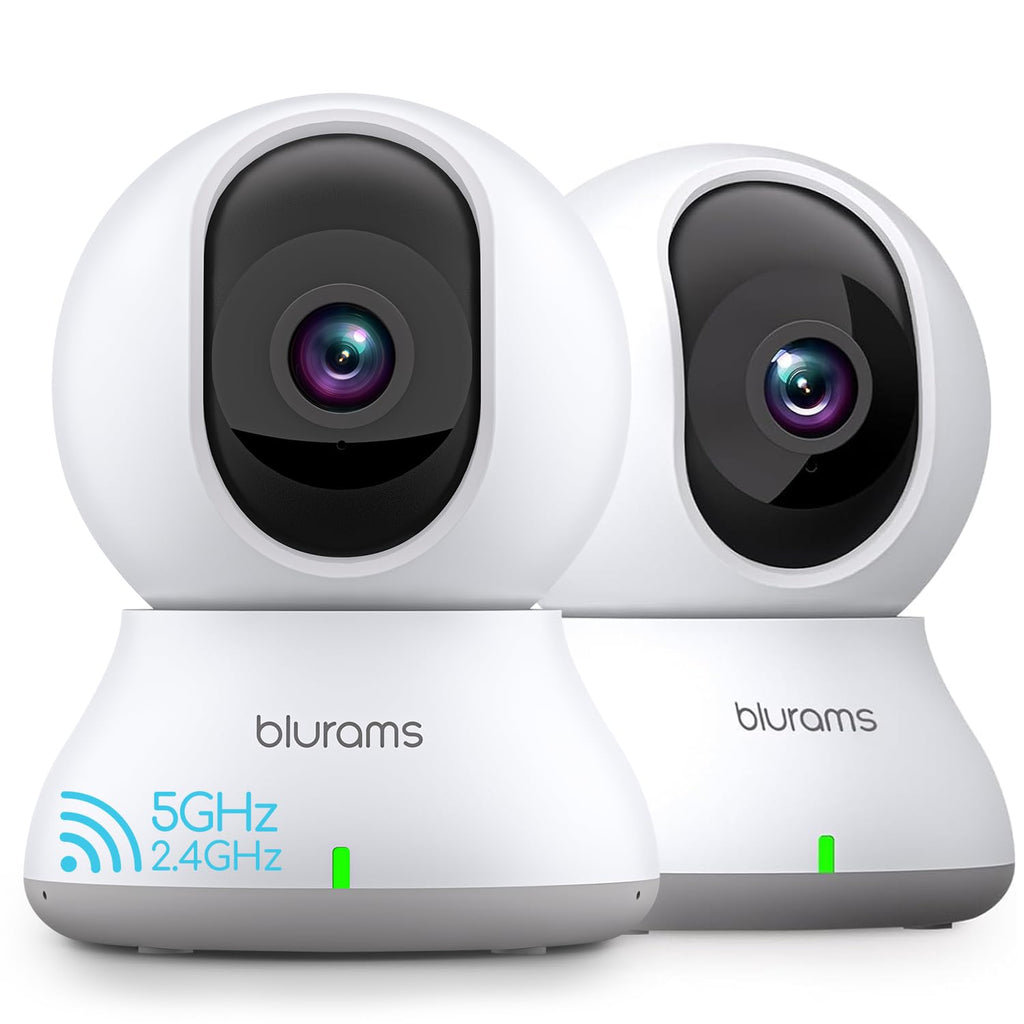 White 2K Security Camera 2 Pack D380625