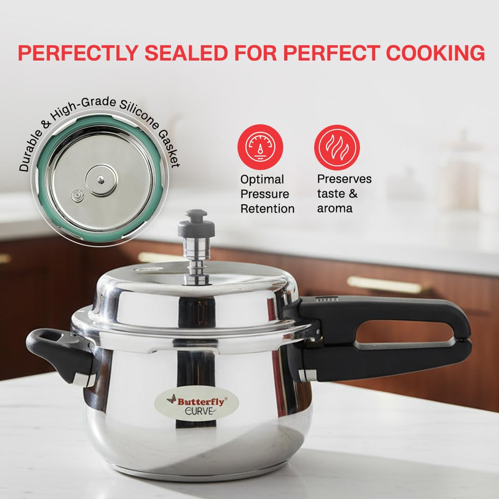 Stainless Steel 3-Liter Pressure Cooker H361934
