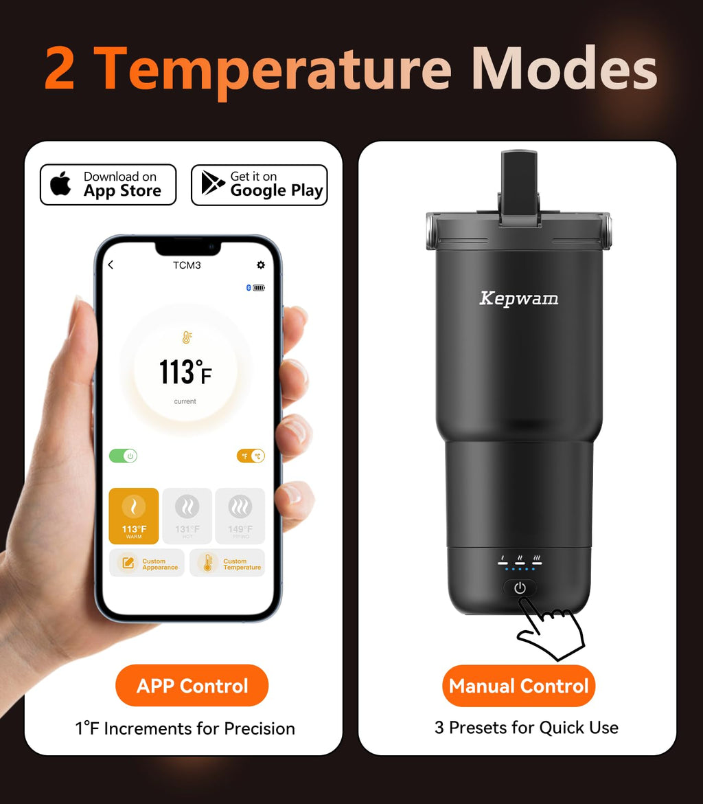 20oz Leak-Proof Self-Heating Travel Mug Z60260