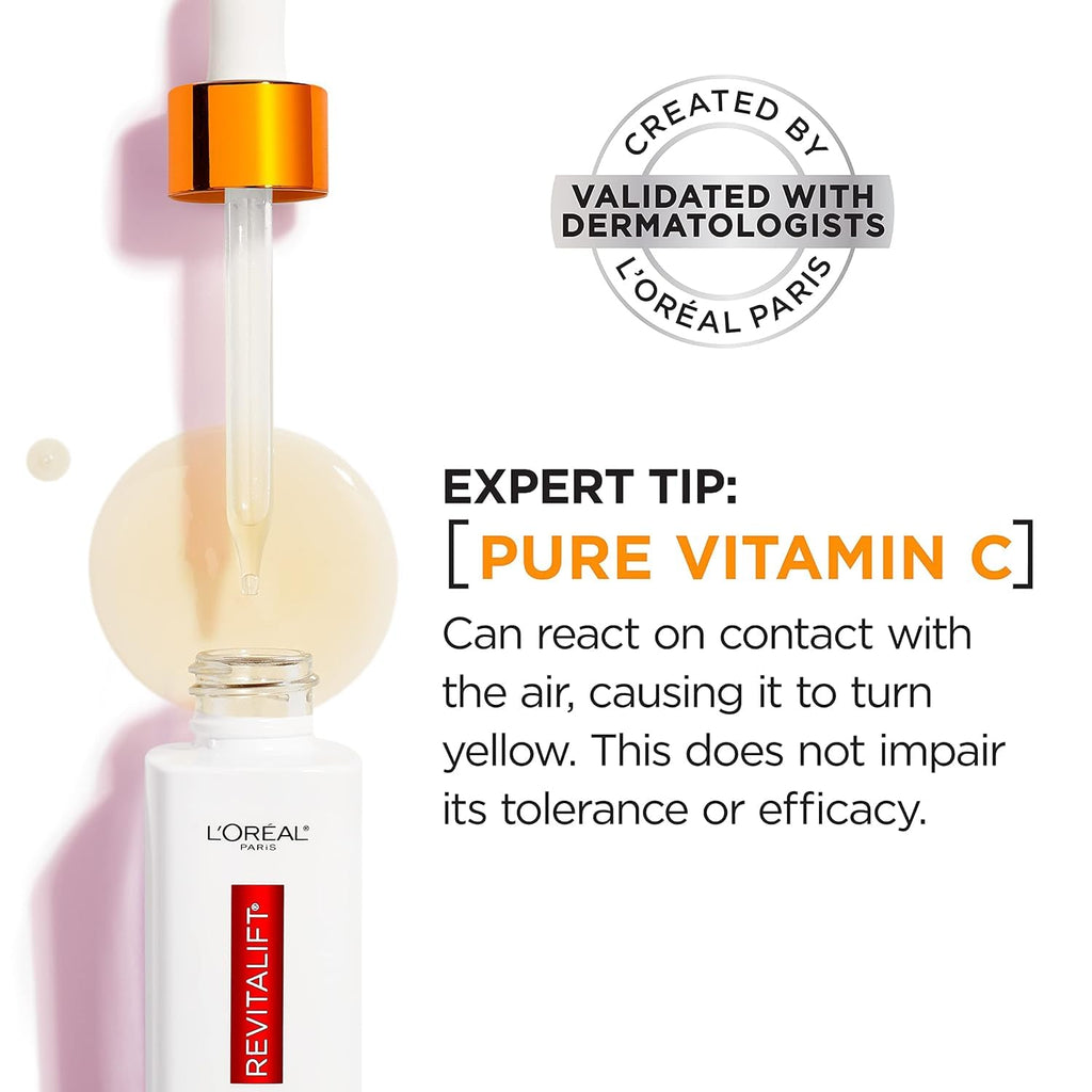 Vitamin C Brightening Face Serum with Vitamin E, Salicylic Acid, 1 oz V276