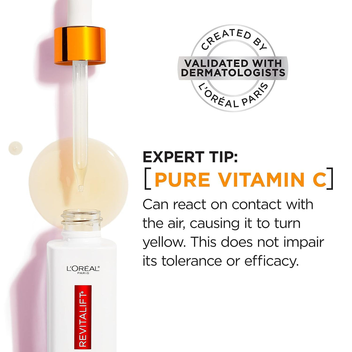 Vitamin C Brightening Face Serum with Vitamin E, Salicylic Acid, 1 oz V276