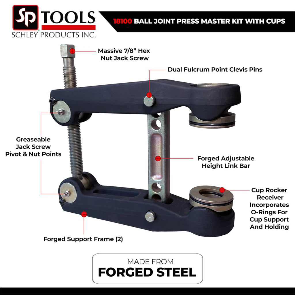 Ball Joint Press Master Kit with Cups G467