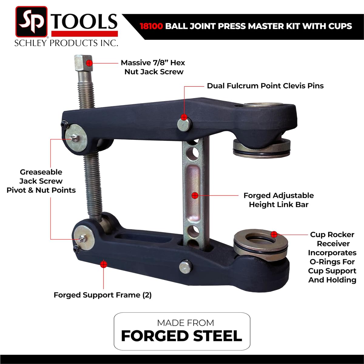 Ball Joint Press Master Kit with Cups G467