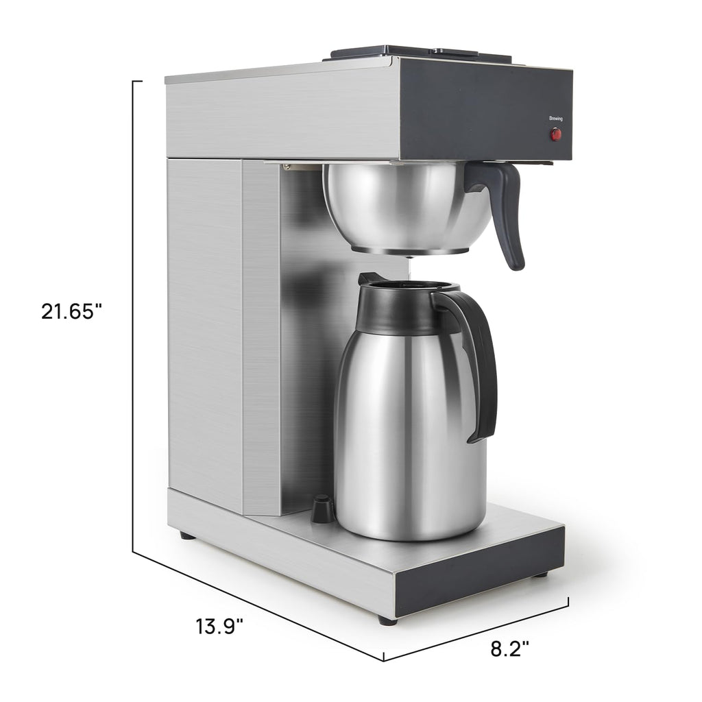 12-Cup Commercial Coffee Maker with Thermal Carafe A97404