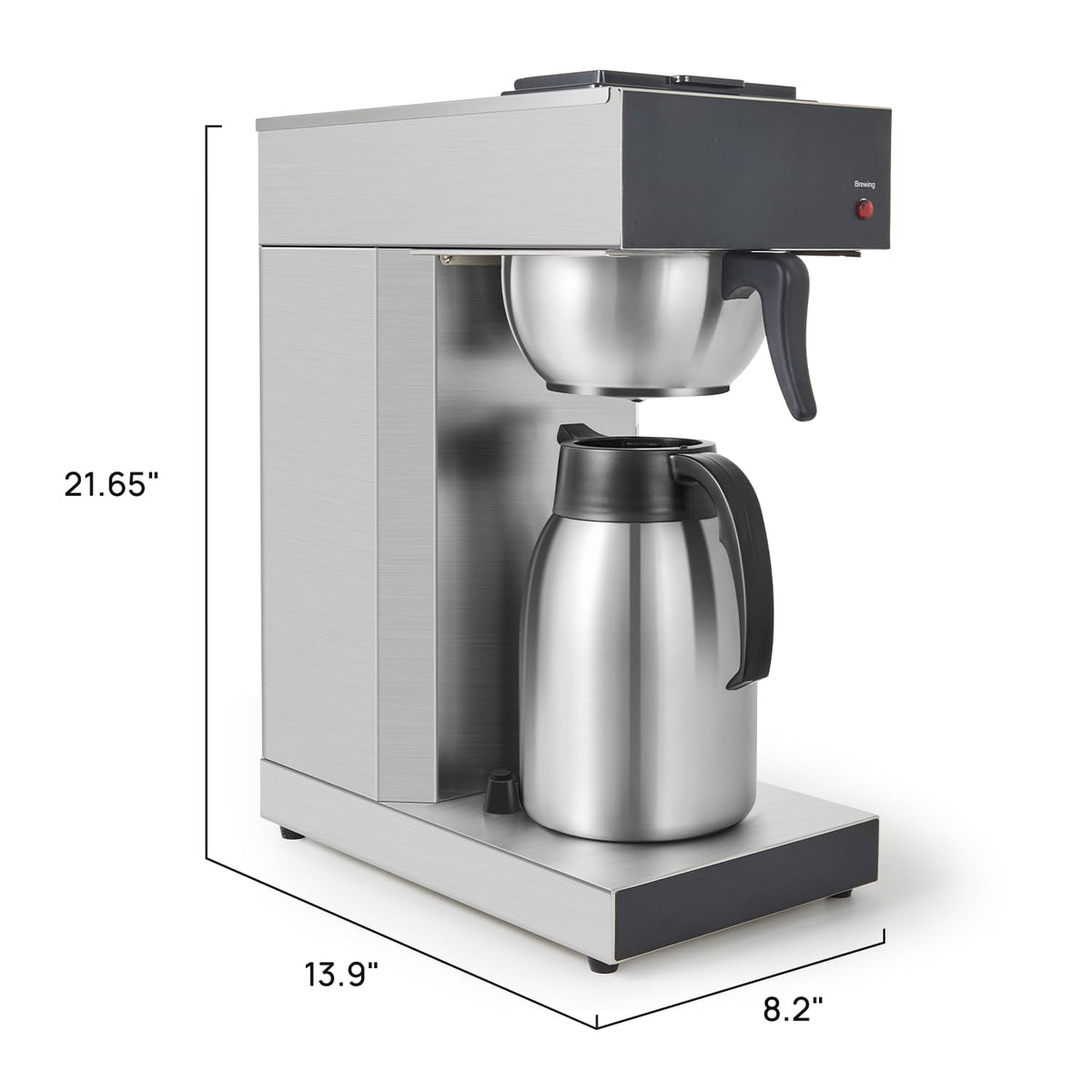 12-Cup Commercial Coffee Maker with Thermal Carafe A97404