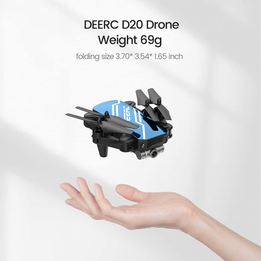 Mini Drone with 720P HD Camera Blue V4696