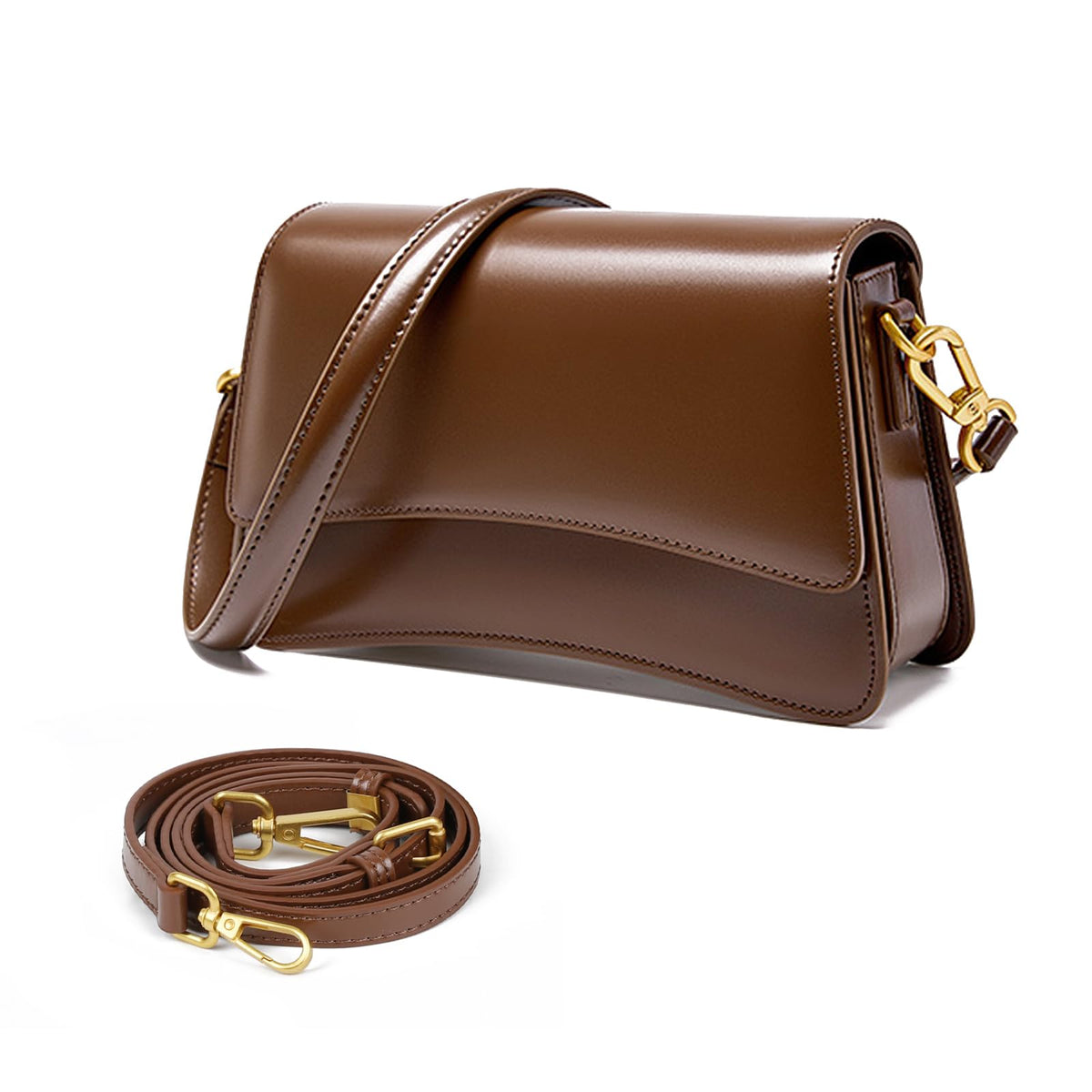 Genuine Leather Crossbody Bag G84136