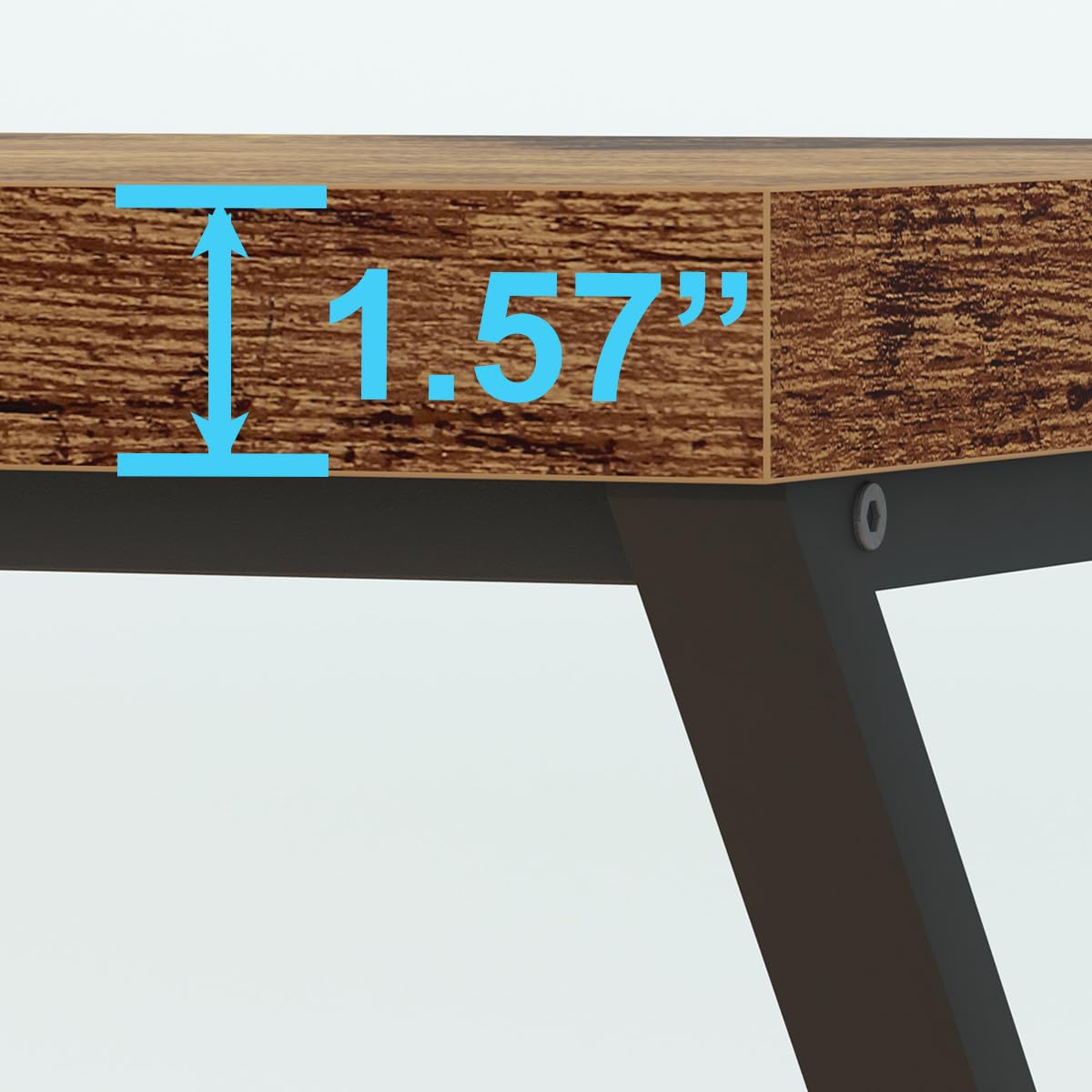47" Rustic Brown Computer Desk R368153