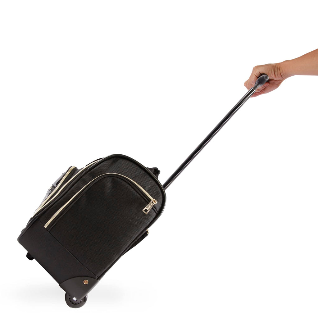 Croc Black Wheeled Under The Seat Carry On Bag H530742