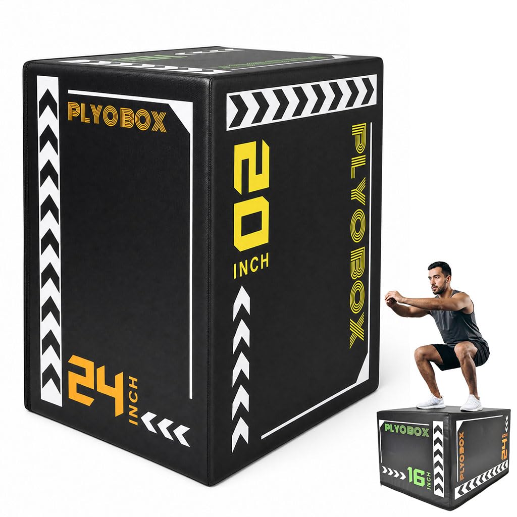 3-in-1 Foam Plyo Box with Non-Slip Cover P56560