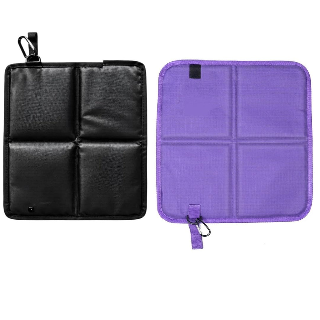 2 Pcs Waterproof Oxford Cloth Folding Seat Mat E46176