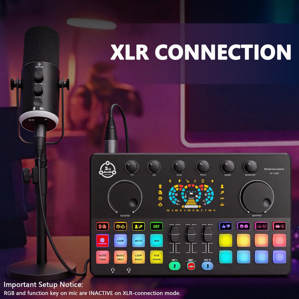 XLR/USB Dynamic Mic with Audio Interface G53864