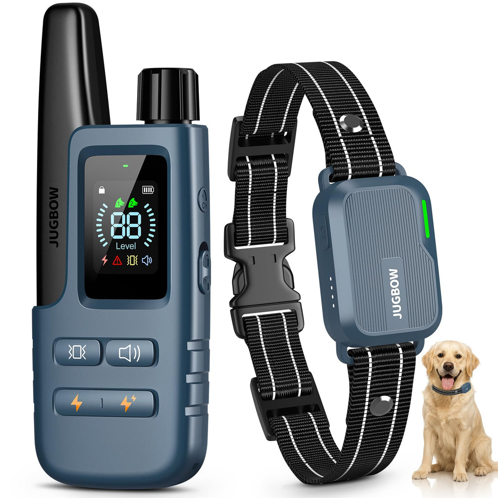 4500FT IPX8 Waterproof Rechargeable Dog Training Collar with Remote L6258