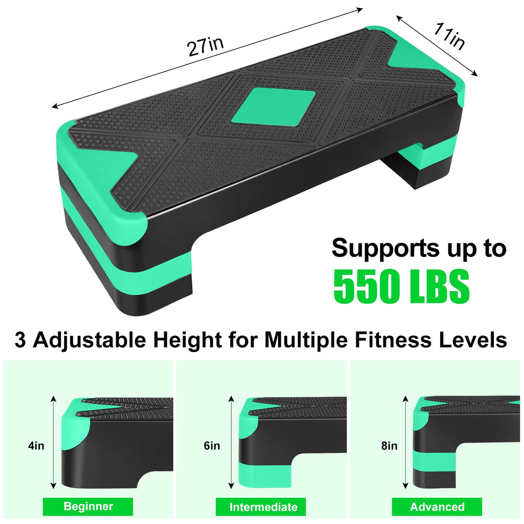 Adjustable Aerobic Stepper Step Platform I600