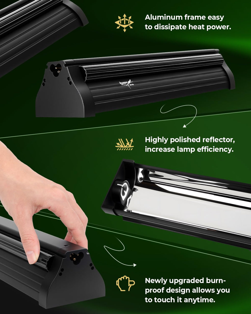 24W UVB Reptile Light Fixture Combo Kit R553695