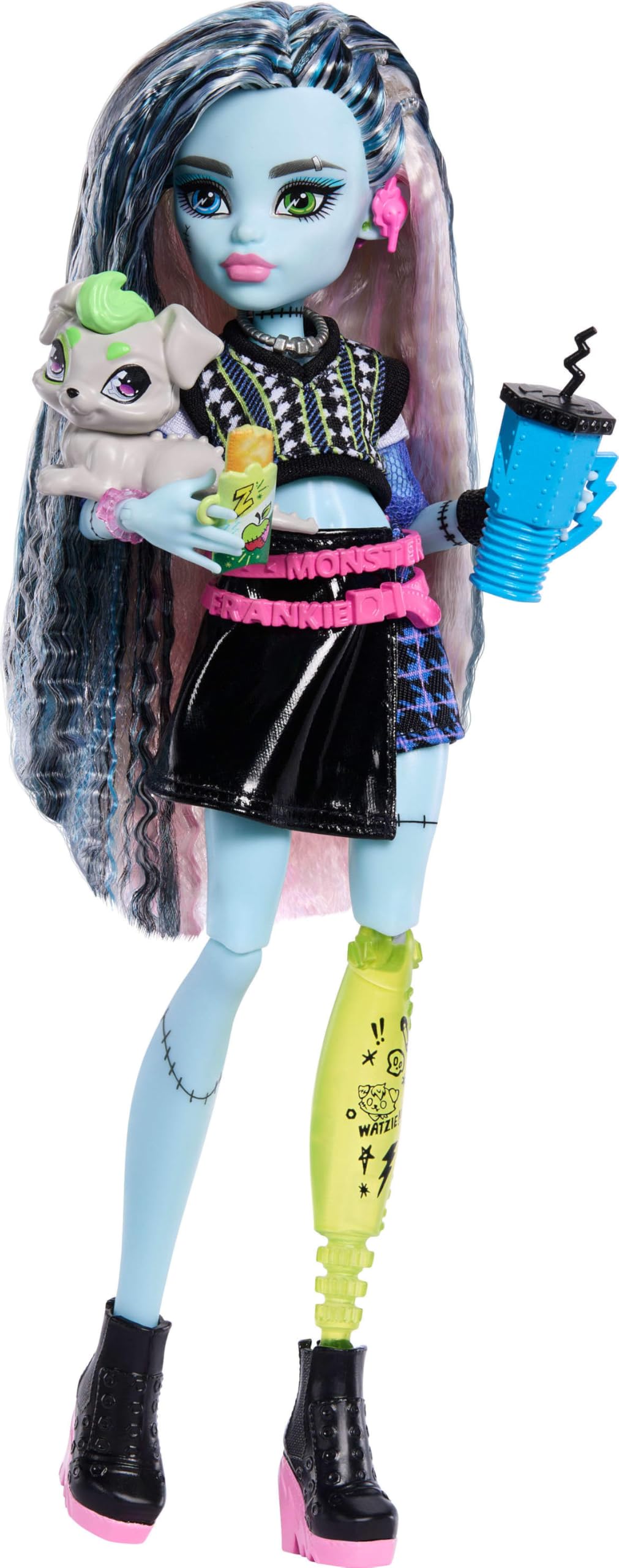 Frankie Stein Doll with Pet Dog A25210