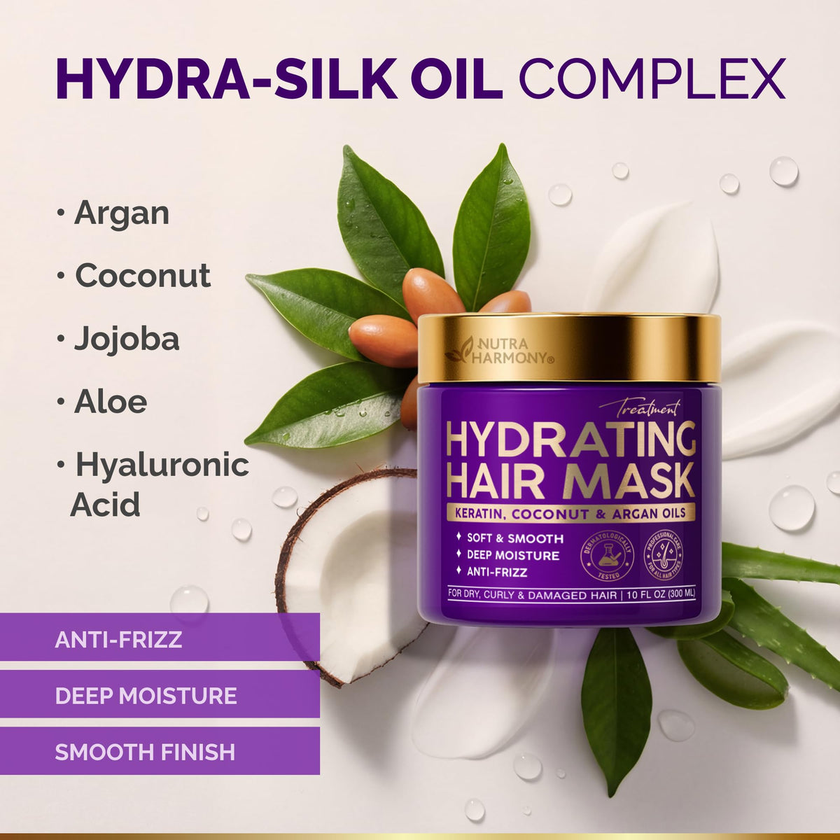 Hydrating Hair Mask 10oz Pack of 2 J80328