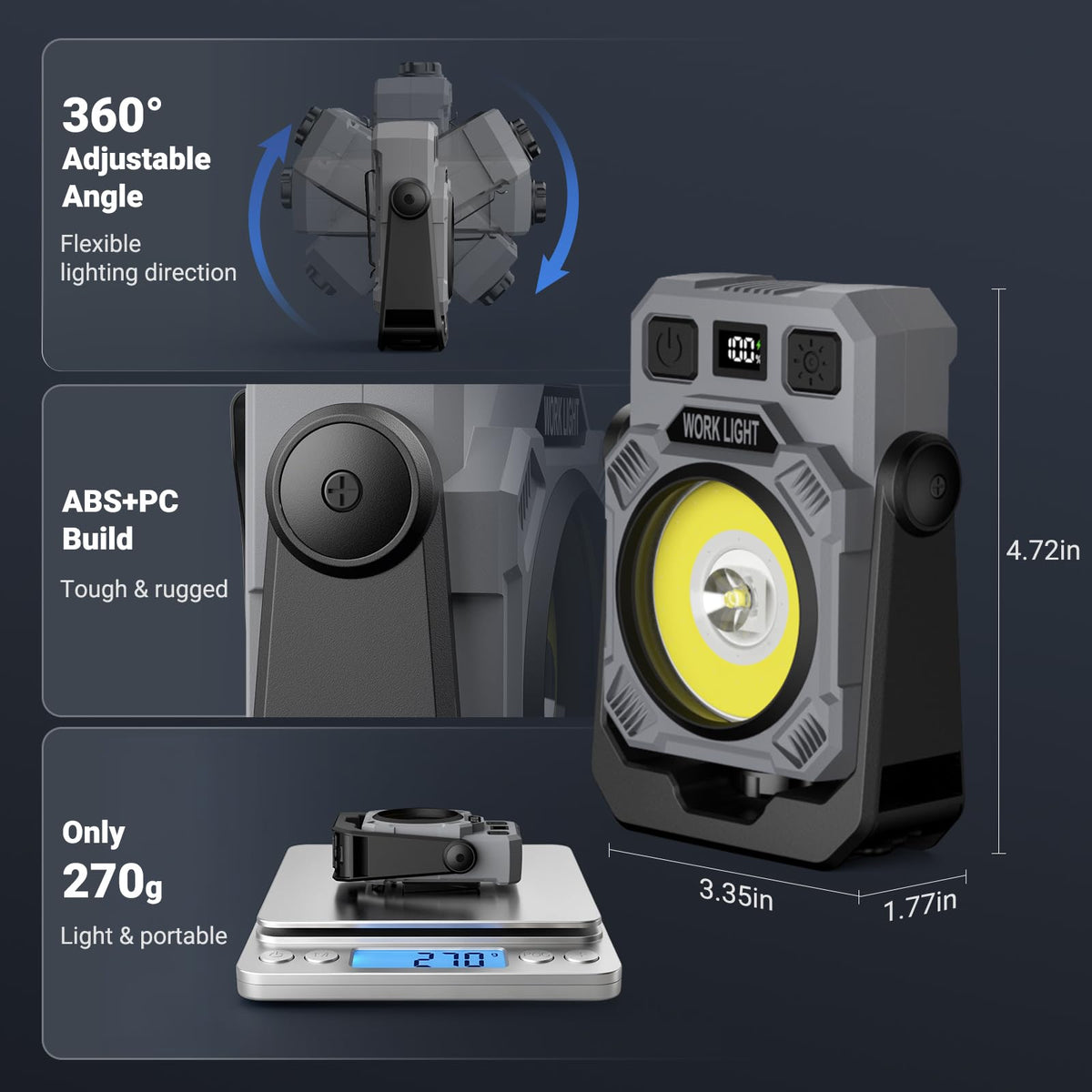Magnetic Rechargeable Work Light G2245