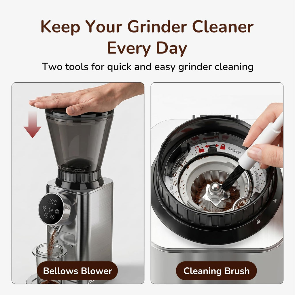 Electric Burr Coffee Grinder, 48 Grind Settings C79461
