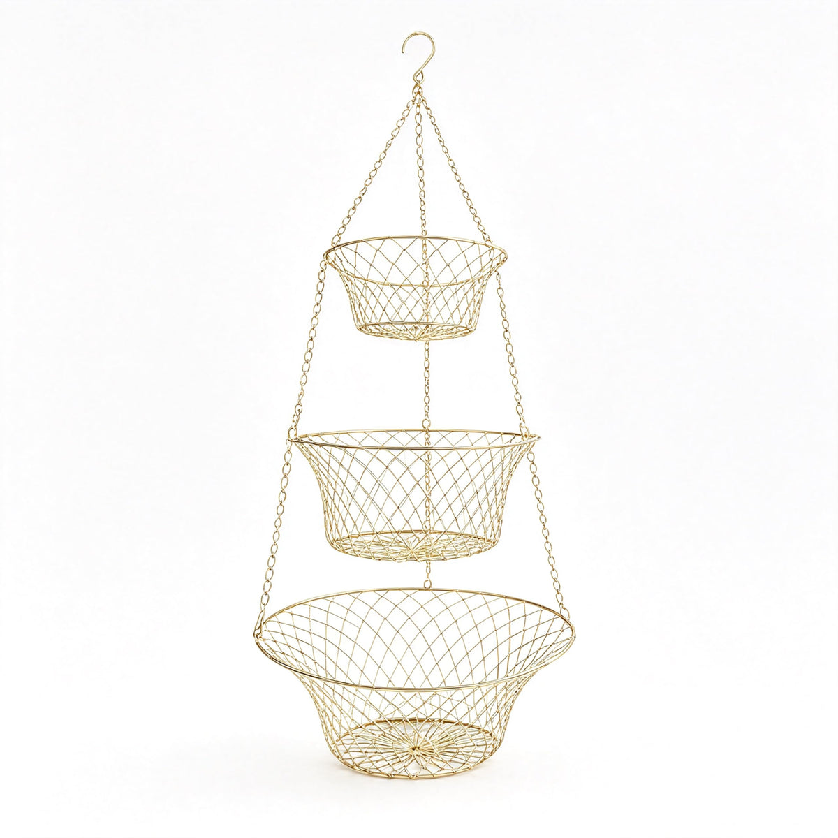 3-Tier Copper Hanging Basket X665