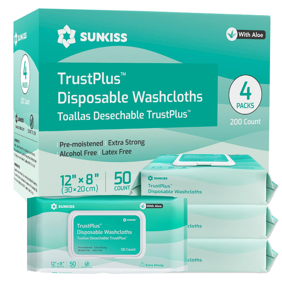 Incontinence Disposable Underwear XLarge 16 Count & Wet Wipes 200 Count U8203