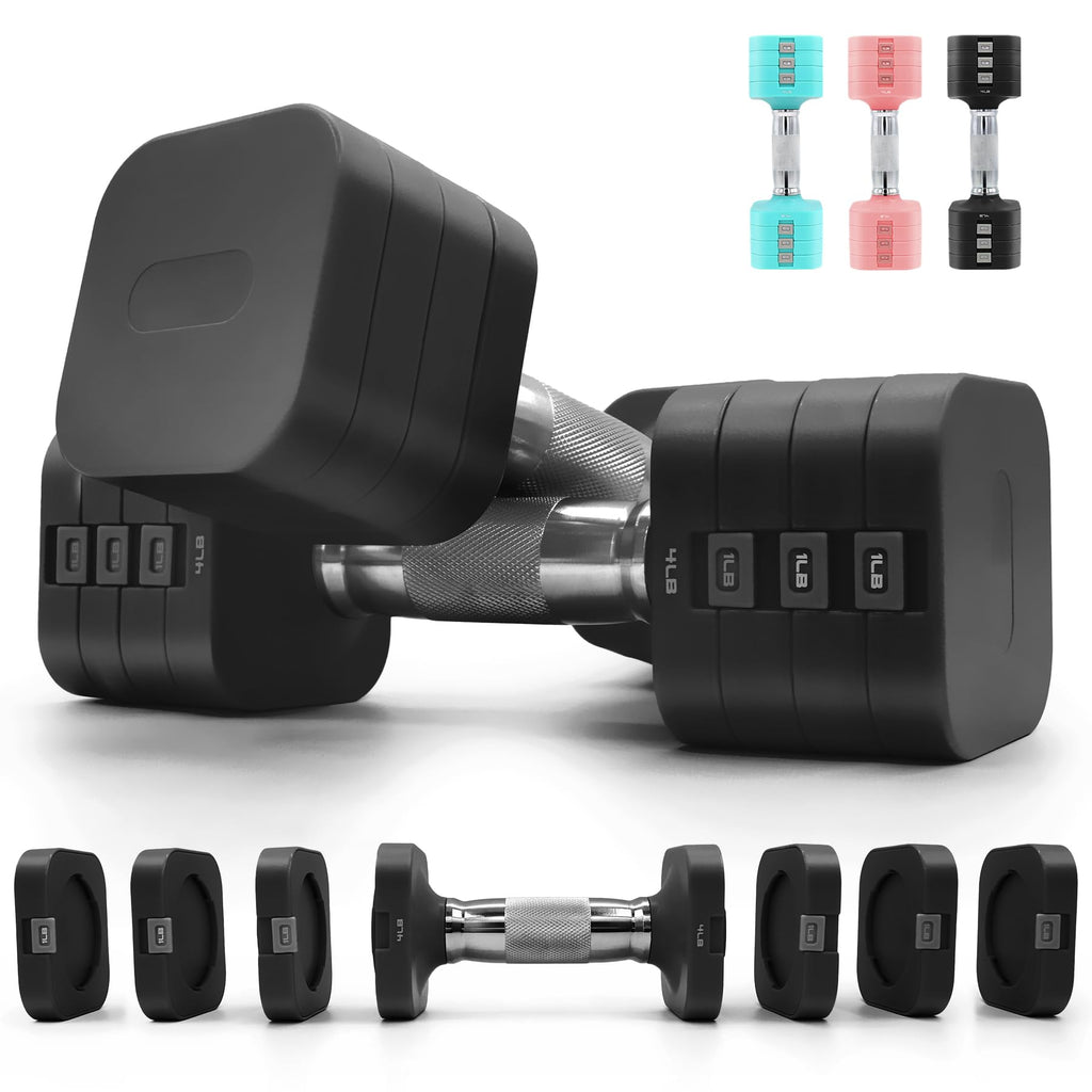 Adjustable Dumbbell Set of 2, 20 LB F4733