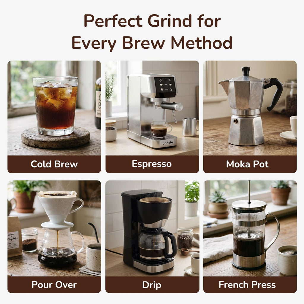 Electric Burr Coffee Grinder, 48 Grind Settings C79461