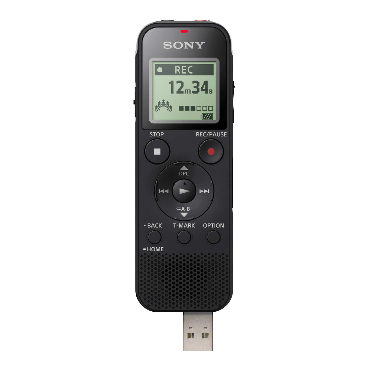 Black Digital Voice Recorder P4734
