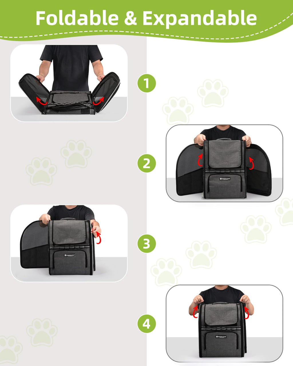 Dark Grey Breathable Mesh Cat Backpack Carrier L93344