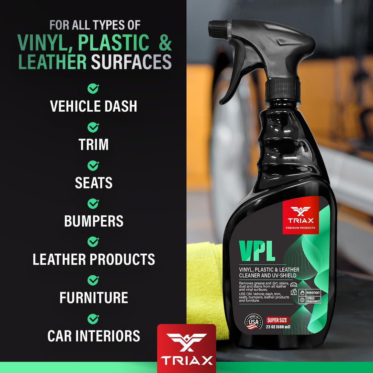 Vinyl Plastic Leather Cleaner 1 Gallon J49250