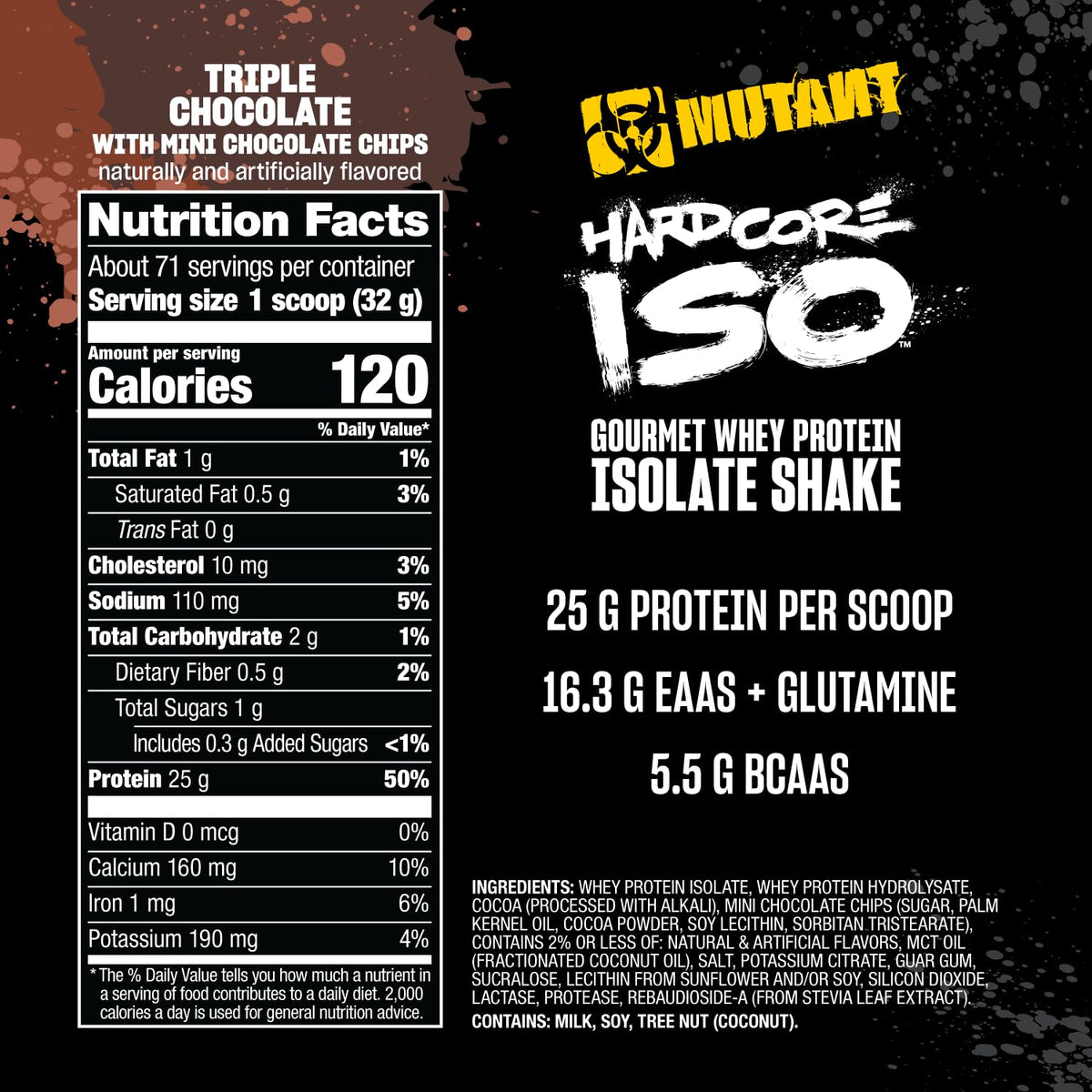 Whey Protein Isolate Triple Chocolate 5 lb I593732