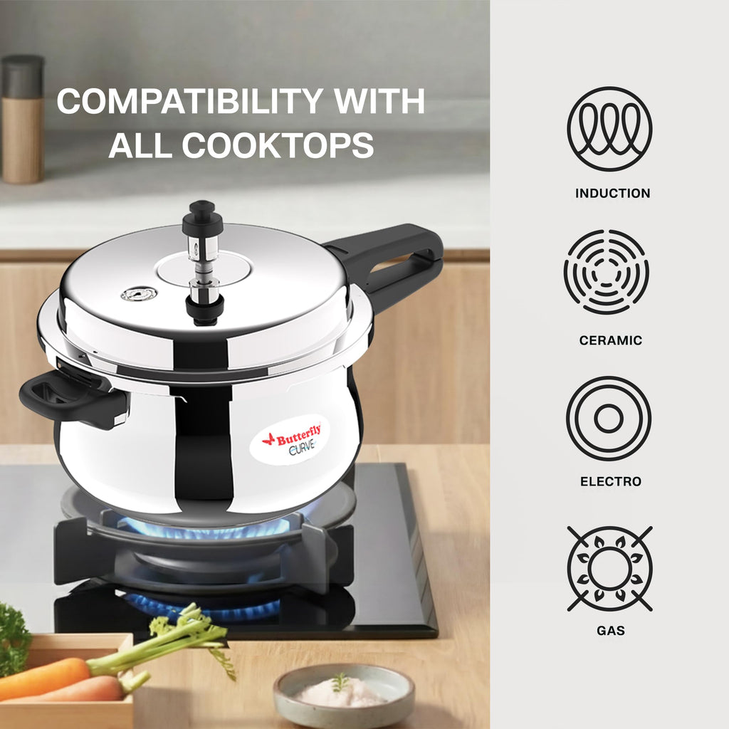 Stainless Steel 3-Liter Pressure Cooker H361934