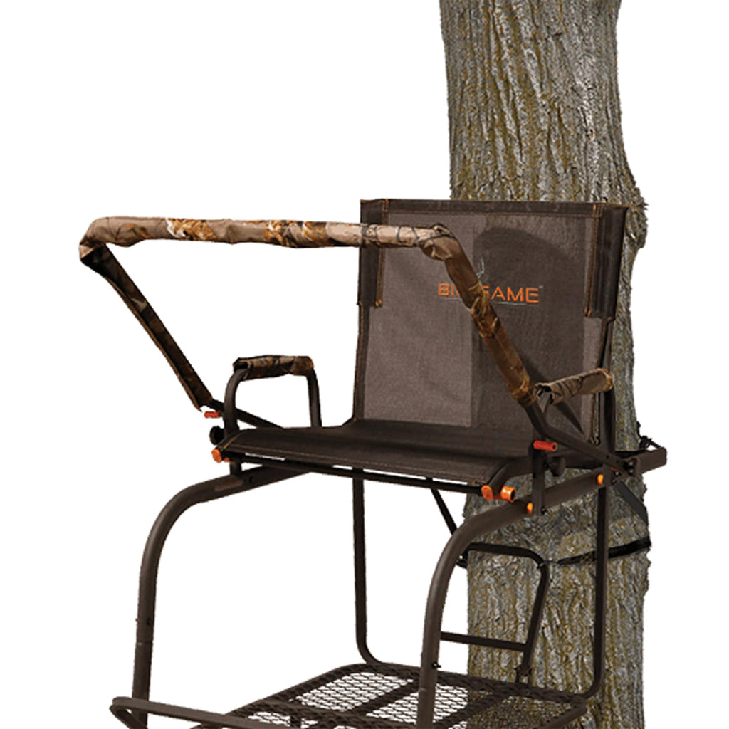 Deer Hunting Ladder Tree Stand with Extra Wide Seat G160