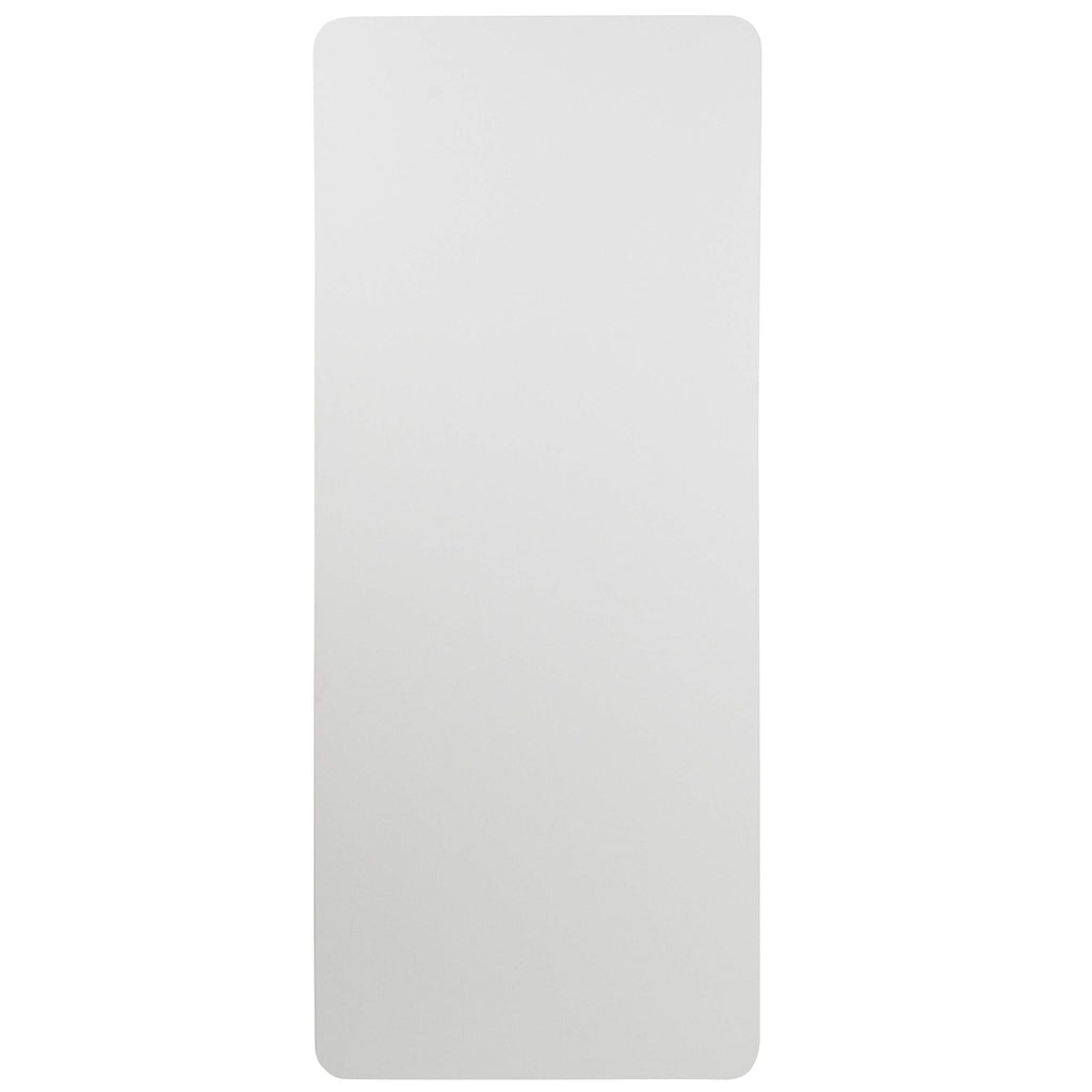 6-Foot Granite White Plastic Folding Table D4190